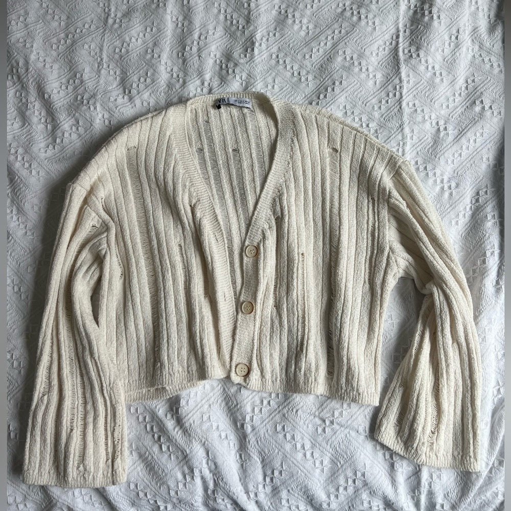 Zara cropped cardigan